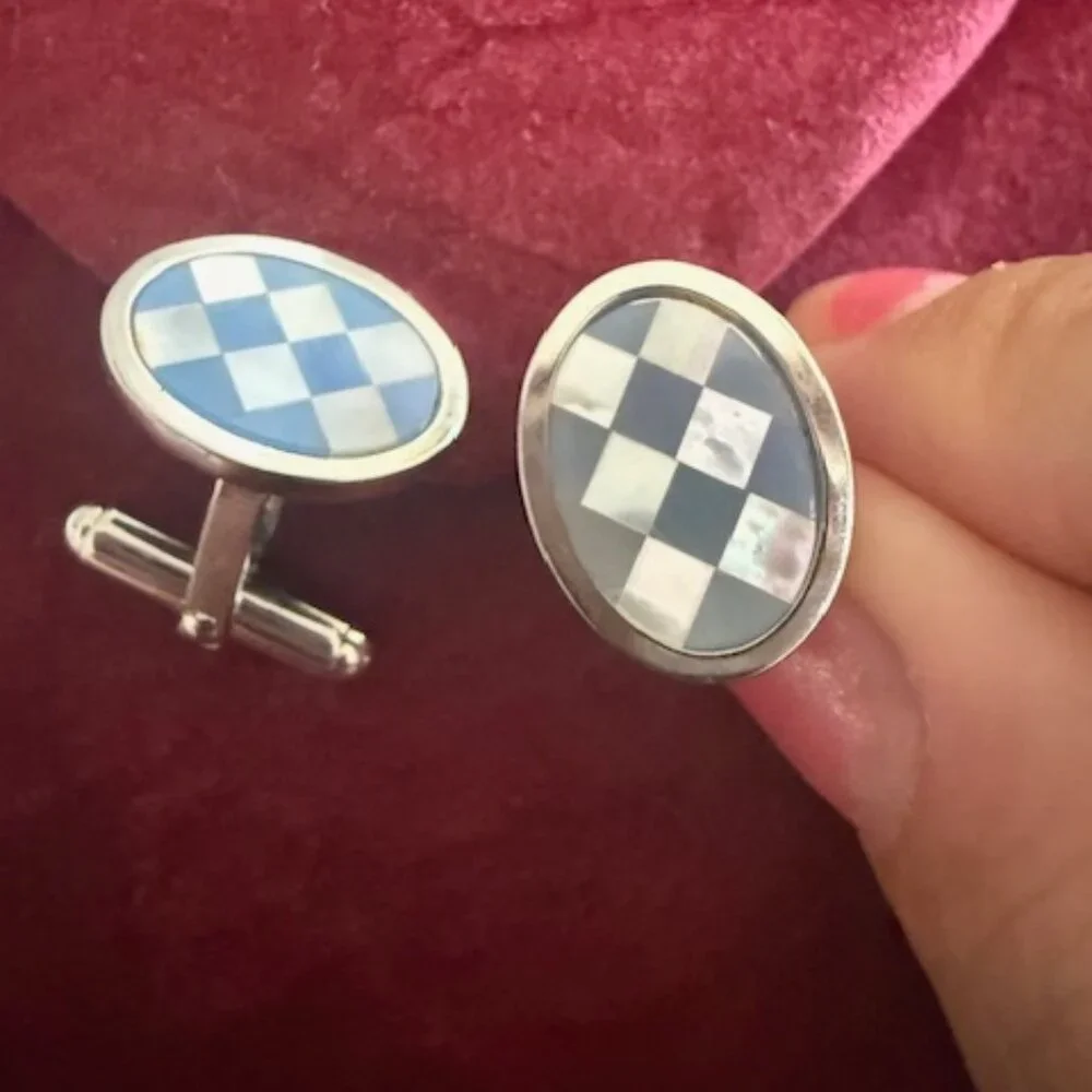a&z sterling cufflinks